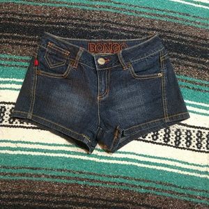 Womens BONGO Jean Shorts